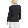 adidas Originals Striped Crew Neck Long Sleeve T-Shirt Women Tops Black JC5774