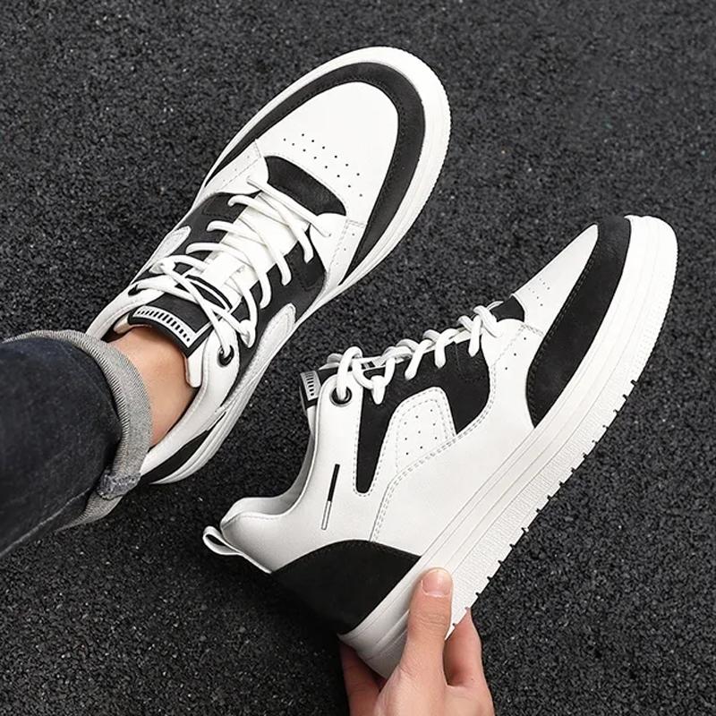 2024 Новые Кроссовки из коровьей кожи на толстой подошве для мужчин — фото 5