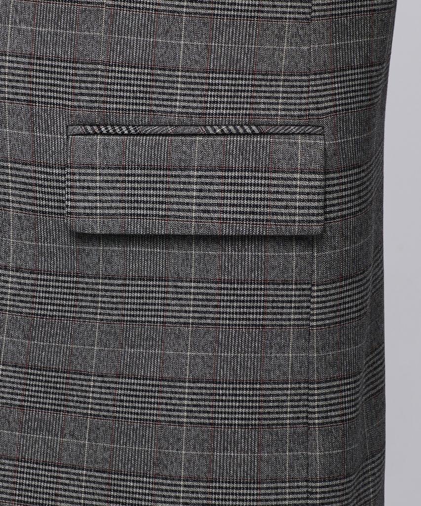 Musinsa Standard Glen Check Oversized Blazer [Brown]