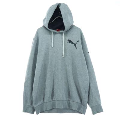 Μία κουκίδα Μακρυμάνικο Φούτερ με φερμουάρ O γκρι Ανδρικό Μεταχειρισμένο