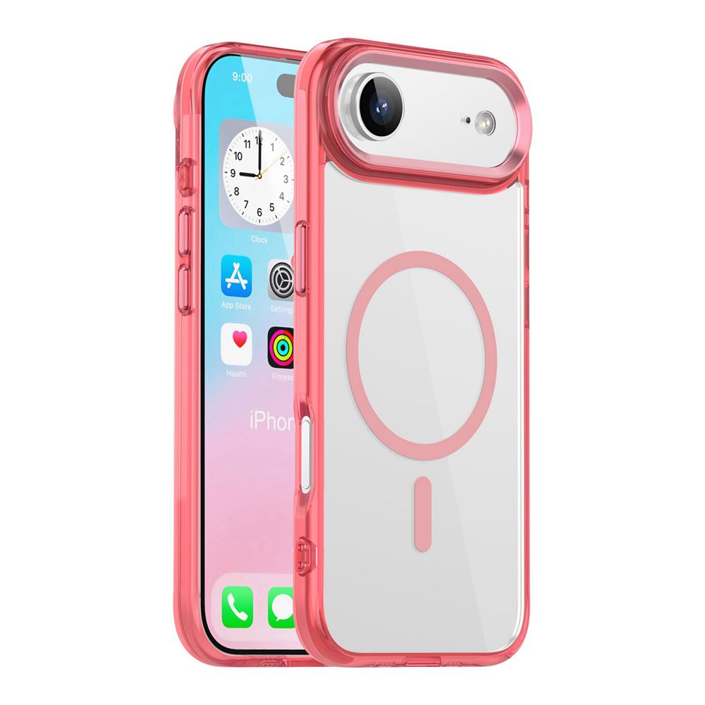 KEYSION Stoßfestes Transparentes Case für MagSafe für iPhone 17 17 Air Weiches TPU+PC Magnetisches Kabelloses Laden Telefon HD Klare Hülle