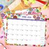 2026 Calendar - 2026 Wall Calendar, 15" x 11.5", JAN.2026 -DEC.2026, 12 Monthly Wall Calendar 2026, Hanging Hook - Clorful Floral