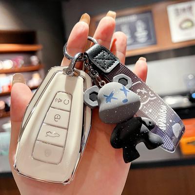 TPU Autoschlüsselhülle Abdeckung Schale Für Geely Coolray X7 EX7 X6 Geometry C Emgrand Global Kulrey Hawk GX7 Okavango NL3 SUV GT GC9
