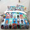 New Game Toca Life World Bedding Set Excavator Sheet King Twin Double Child Bedding Set Mircofiber or Polyester Duvet Cover Set