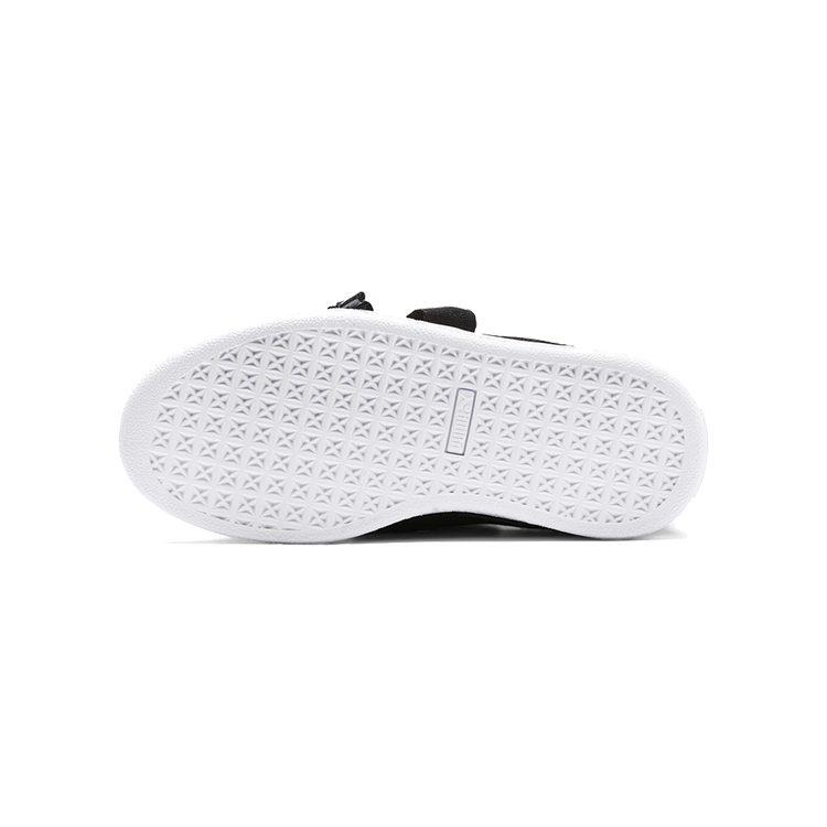 PUMA Wear resistant And Lightweight Low top Toddler Shoes Black White Infant And Toddler 363352-01