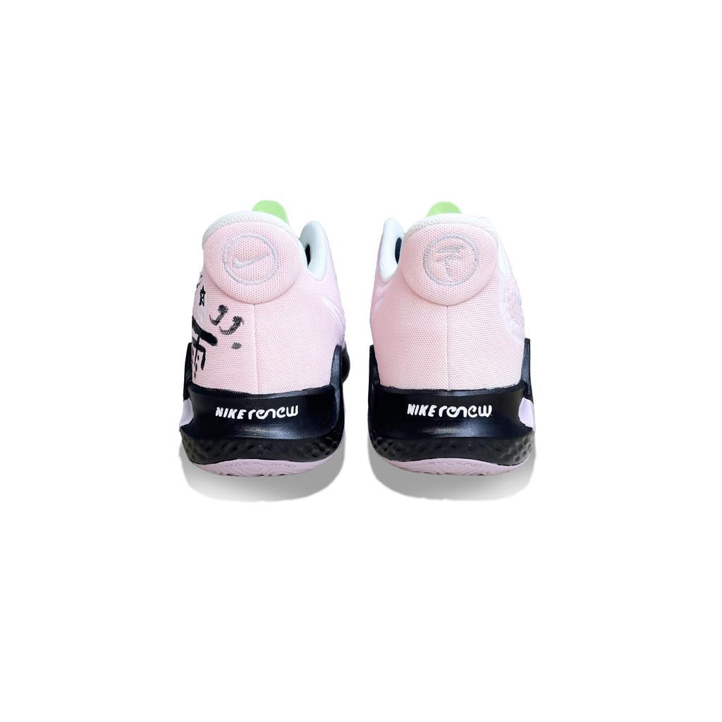 Nike KD 5 Go For A Rain Shower. Cushioning Slip Resistant Mid top Basketball Shoes Unisex Pink DJ6922-100(Team513-)
