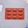 1/2Pcs  9 Cavity Madeline Mold Silicone Madeline Cookies Pan Nonstick Baking Pan for Make Madeleine Cookies Baking Tool