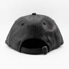 New Era Cap RC9FIFTY Strapback Atlanta Braves MLB GENUINE LEATHER RETRO CROWN STRAPBACK CAP BLACKOUT ATLANTA BRAVES [Used]