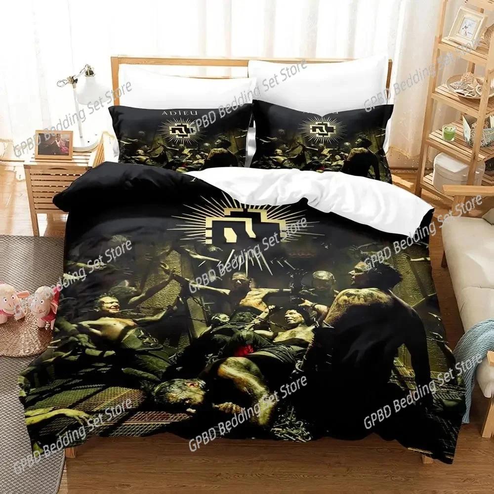 3D Print Indochine Rock Bedding Set For Bedroom Soft Modern Bedspreads Comefortable Kids Duvet Cover Quilt Cover And Pillowcase