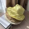Pleasantly Cool Quick Drying Fisherman Hat Portable Foldable Basin Cap Sunshade Bucket Hat  Women