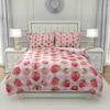 Carton Strawbery Soft Duvet Cover Set Bed Decoration First Choice Gift Suitable for Children Kids plus Adult Peoples Comfortable Breathable