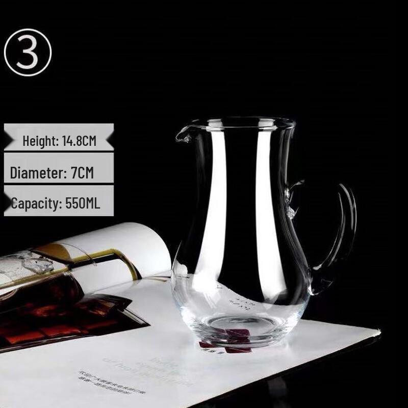 Shangqi Handmade Crystal Glass Wine Decanter Set