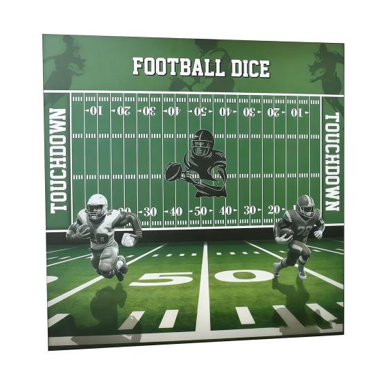 Dice Football Board Game Portable Travel Family Night Parties Interactive Football Game Adults Football Knuckle Touchdown Dice Tabletop Game