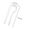 Aquarium R-förmiges Glas Wassereinlass Auslassrohr 13cm Moderater Strömungsgenerator Sauerstoffauflösung Sanfter Flussverhinderung Fisch