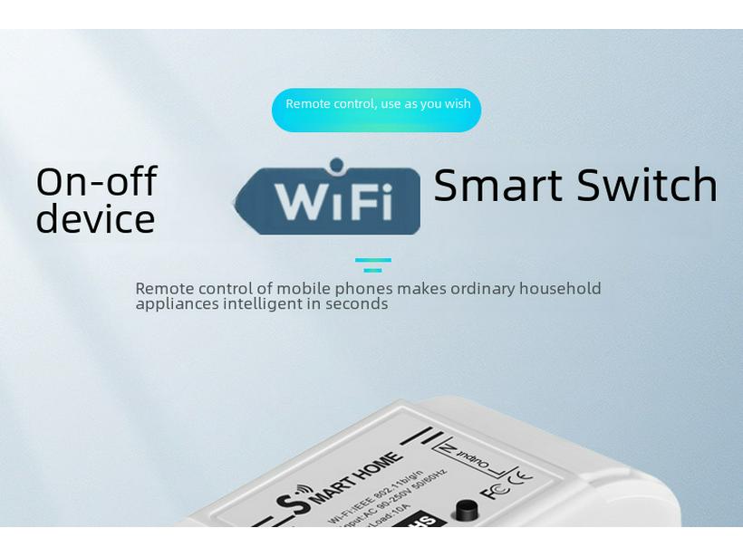 Graffiti WiFi Smart On/Off Lamp Control: App-Enabled Wireless Remote Switch