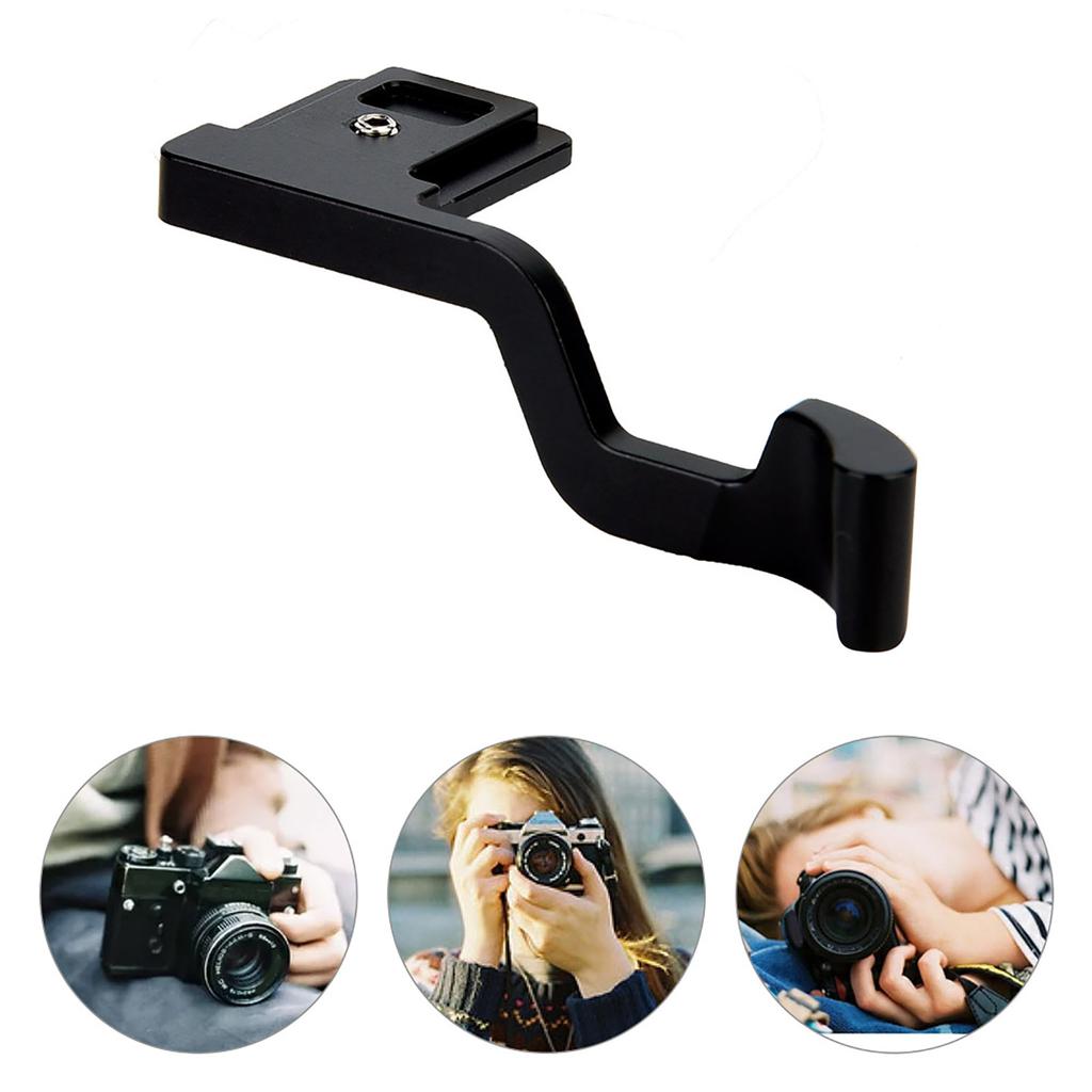Mini Metal Black High Quality Hand Thumb Up Grip Camera Plate for Fujifilm Fuji Camera