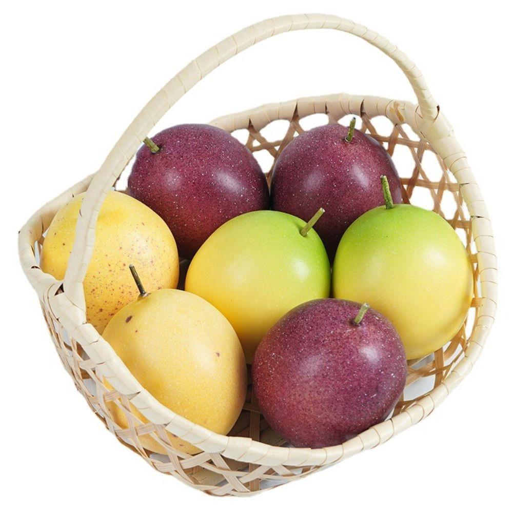 Artificial Passion Fruit Simulation Passion Fruit Ornament Gold Berry Fake Fruit Home Decoration Craft Food Photography Props