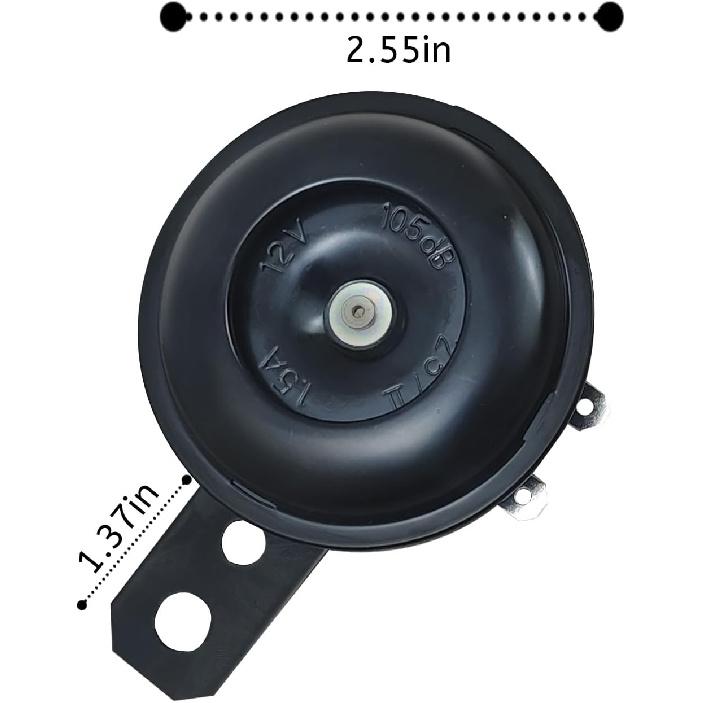 Waterproof Motorcycle Horn Motorcycle Universal Car Loud Speaker 12V 105 DB Mini Air Horn Loud Electric Horn For Bicycle, Scooter, ATV, Motorcycle,