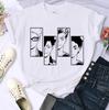 Japanese Anime Haikyuu T-shirt Women Top Harajuku Japan Style T Shirt Unisex Summer Clothes Y2k Short Sleeve Women's T-shirts