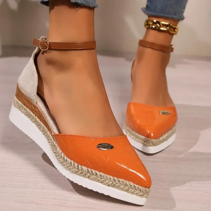 Fashion Women's New Retro Wind Slippers Versatile Heel High Fashion Casual Sandals