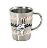 PEANUTS Double-Sided Stainless Steel Mug, Approx. 360ml, with Lid, Hello, Made In Japan, SN751-856P