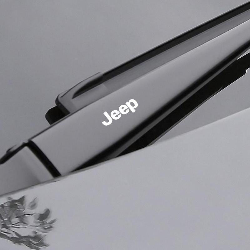 4 Stück Auto Türgriff Aufkleber Reifen Rückspiegel Aufkleber für Jeep Renegade Compass Grand Cherokee Wrangler Jk Gladiator