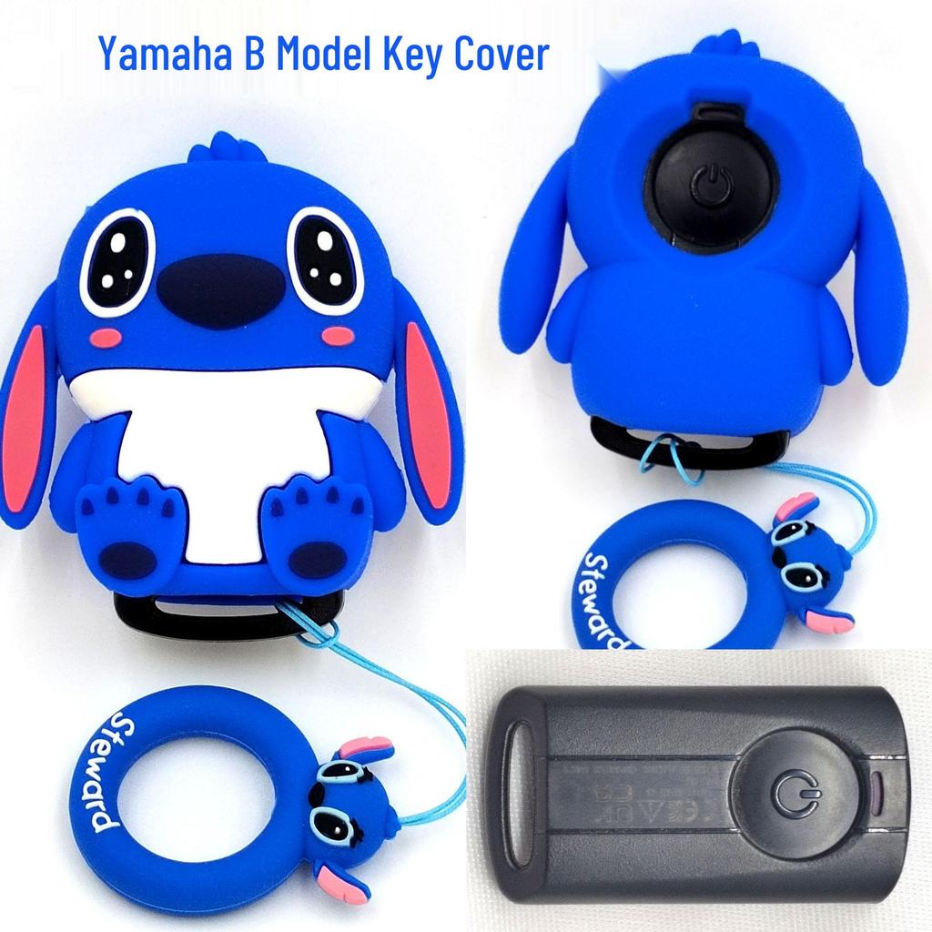 Cat Paw Cartoon Key Cover for Yamaha & Honda Motorcycles