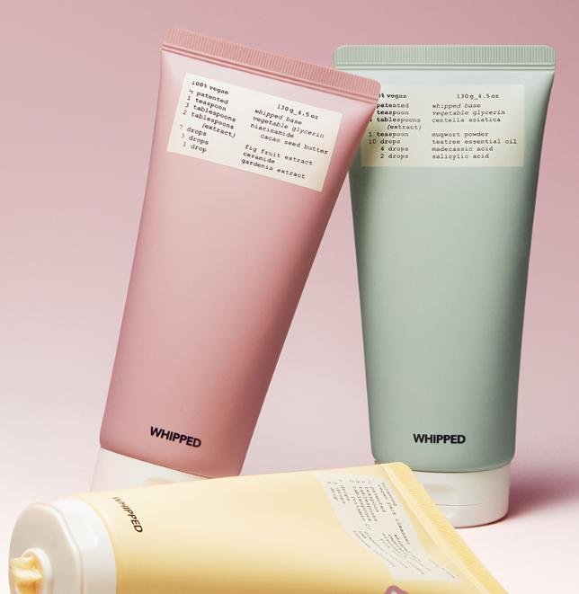 Whipped Vegan Pack Cleanser 130g (3 Types)