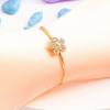 14K Sol Flower Miss Ring Real Gold Ring