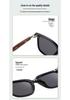 Stylish HD Polarized Sunglasses with Wood Grain Legs for Men & Women - Trendy UV Protection for Summer