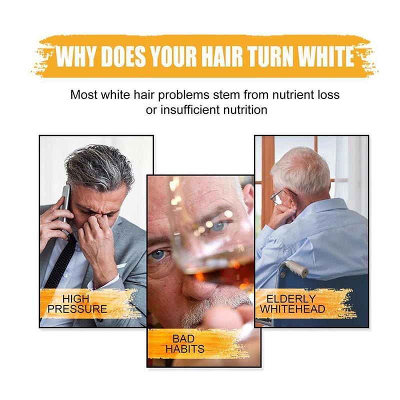 Savon assombrissant pour cheveux naturels, réparation rapide et efficace, teinture de couleur grise et blanche, savon pour cheveux lisses, hydrate, répare les cheveux abîmés pour hommes et femmes
