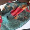 Women Vintage Printing 70X70cm Square Silk Scarf For  New Spring Summer Lady Kerchief Luxury Hijab Hairband Foulard Ribbon