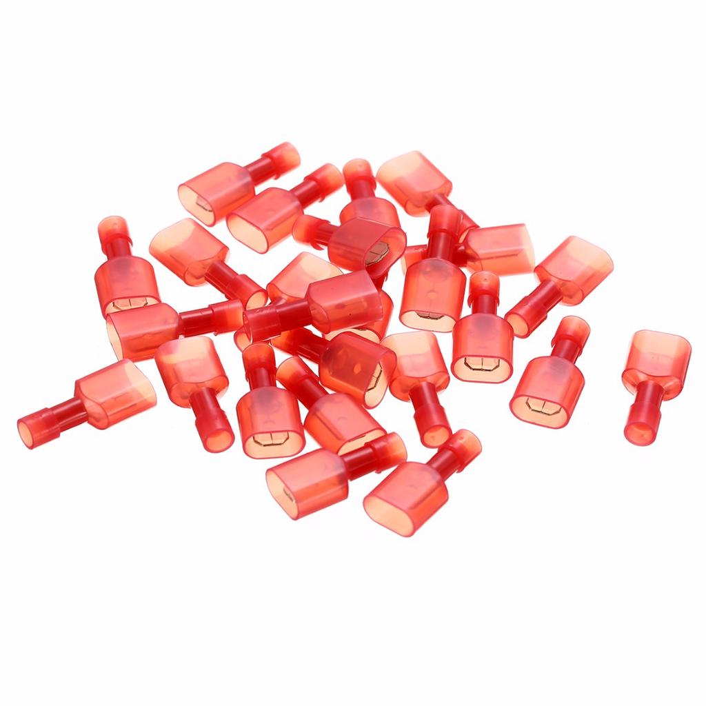 50pcs 18-22 AWG Male /& Female Nylon Quick Disconnect Connector Terminal Tools