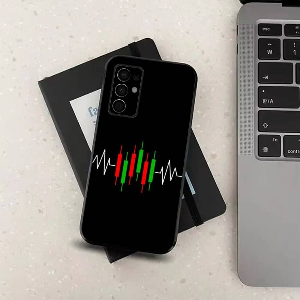 Day Trading Day Trader Trader  Case For Samsung Galaxy A73,52,71,53,32,72,41,J7,22,Note,31,8,9,Soft Black Silicone Cover