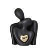 Couple Hug Ceramic Love Statue Mini Hugging Sculpture Romantic Figurine Lover