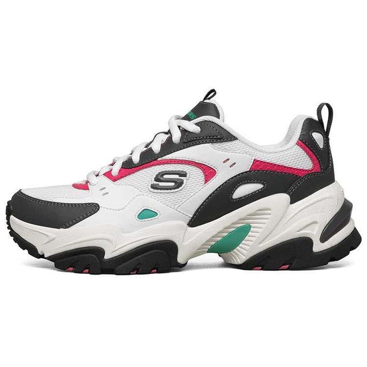 (WMNS) Skechers Stamina V2 Low-Top Running Shoes Pink/White Women s 149510-WGPK EU 36
