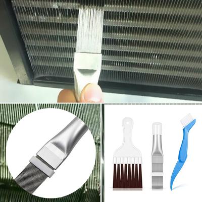 3 Pcs/Set Air Conditioner Condenser Radiator Fin Straighten Comb Cleaning Brush