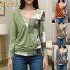 Women's Fashion Casual Long Sleeve O-Neck Blouses & Shirts