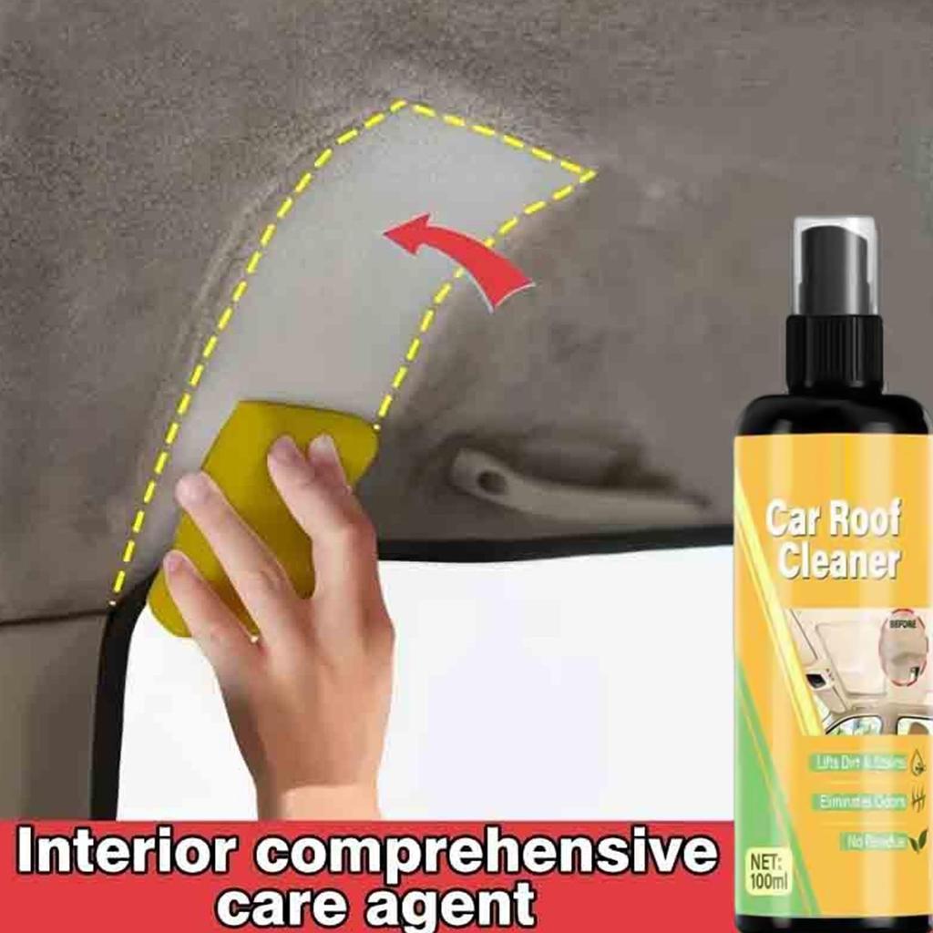 Headliner Cleaner Powerful Car Interior Roof Fabric Upholstery Stain Remover Detailing Spray for Auto Seats Carpet Home Sofa