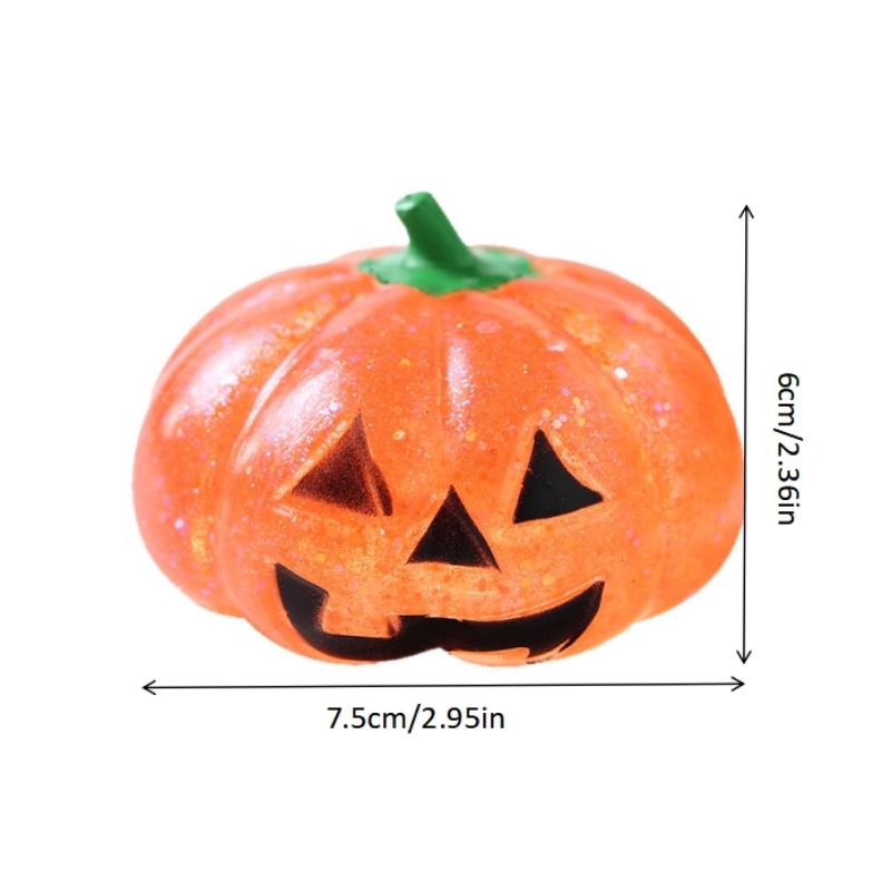 Halloween Pumpkin Squishy Squeeze Toy Fidget Toy Slow Rebound Decompressing Toy Pinch Toy For Stress Relief Funny Gifts