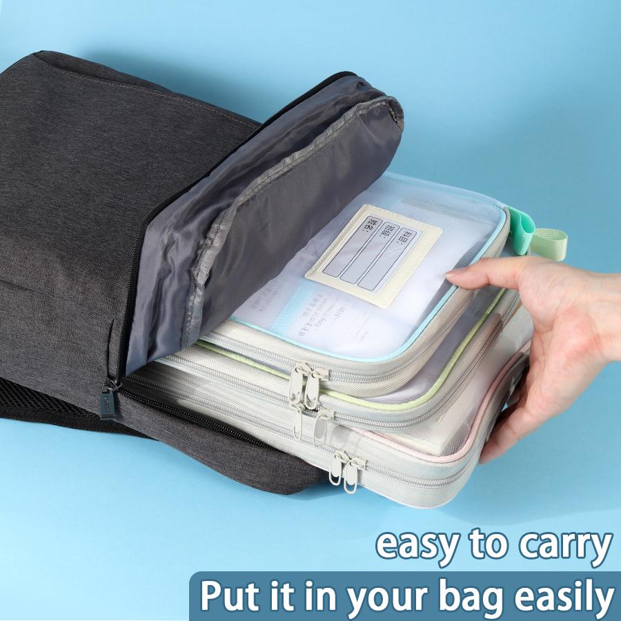 Aktentasche aus Netzstoff mit Reißverschluss für Schülerprüfungen, Schreibwarenhalter, Aufbewahrungstasche, durchscheinender Reißverschluss, Bleistifttasche, Büro-/Schulbedarf