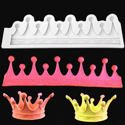 Stampo per caramelle resistente alle temperature riutilizzabile leggero a forma di corona stampo in silicone per torta al cioccolato