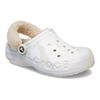 Crocs Bayou Fleece Marble Pattern EVA Clogs Women Clogs White 209241-94S