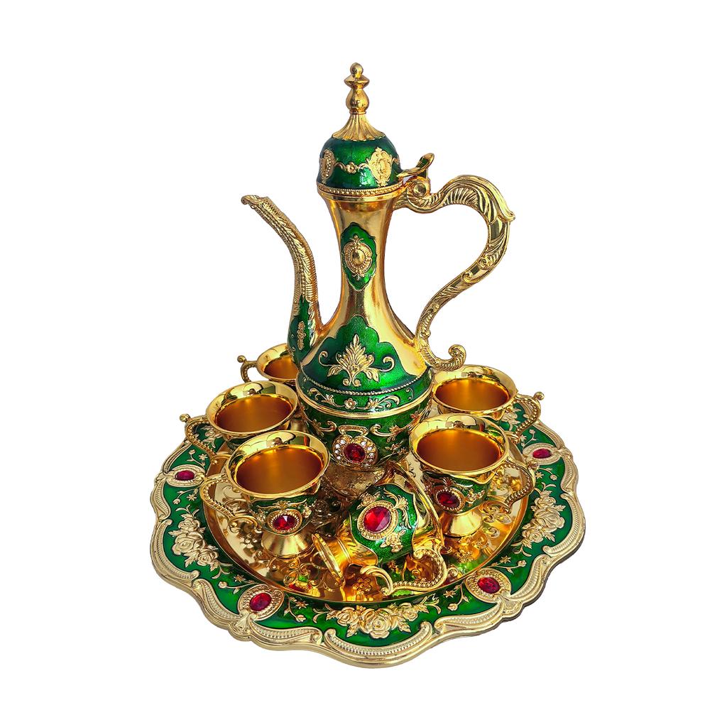 Retro Palace Wine Set, Home, Wedding, Holiday Supplies, Metal Gift, Hip Flask Set Ornaments, Christmas Gift, European Style