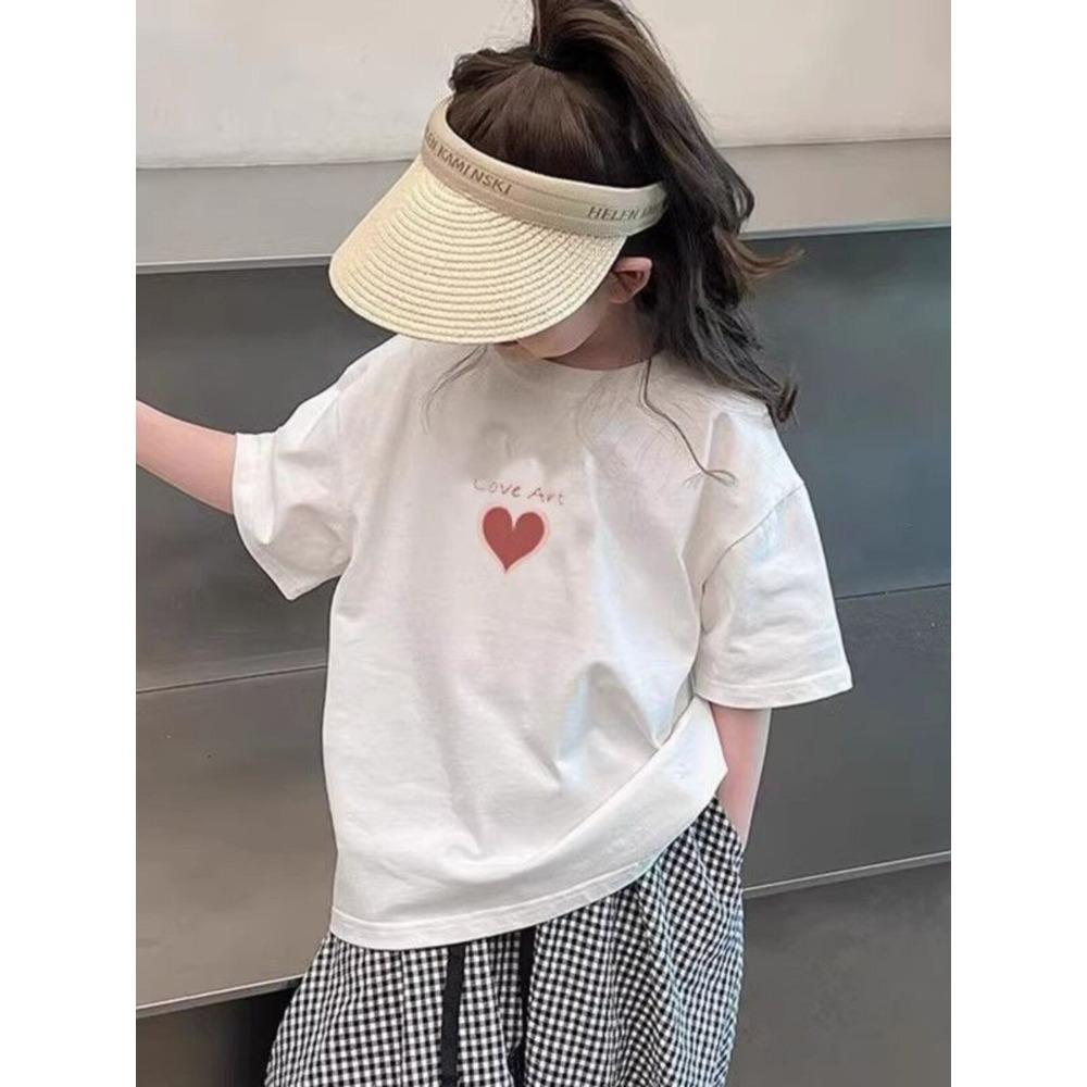 Женская летняя футболка с коротким рукавом свободная с круглым вырезом модный топ 150