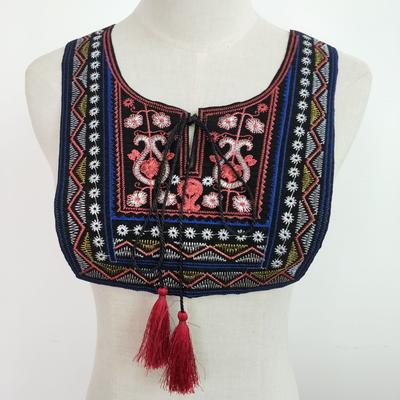 Classic Ethnic Style Color Embroidery Collar Flower Diy Sewing Lace Lace Decoration Clothes Clothing Accessories