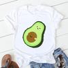 Avocado Funny Women T-Shirts Girl Harajuku Ullzang Graphic Cute Grunge Top Female T Shirt Summer Casual O-Neck Lady Tee Clothing