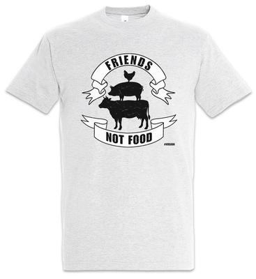 Amigos Não Comida Animais Vegano Especismo Vegetarianismo Bem-Estar Animal Camiseta