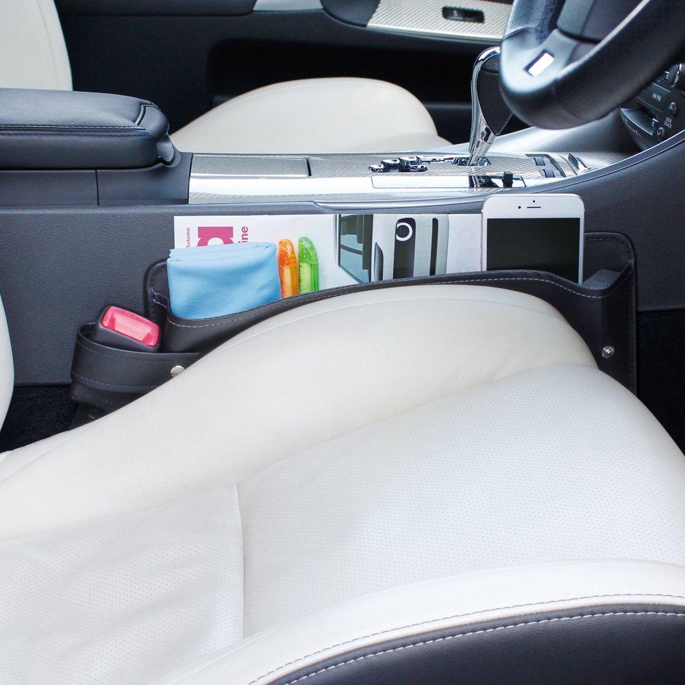 Tsuchiya Yac Car Storage Seat Side Pocket, Pocket, Black, PF-330