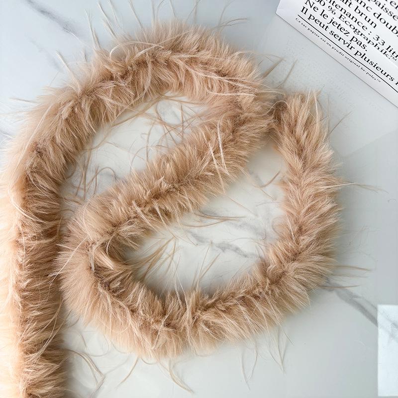 Colorful Imitation Turkey Marabou Feather Trim for Costumes & DIY Pajamas